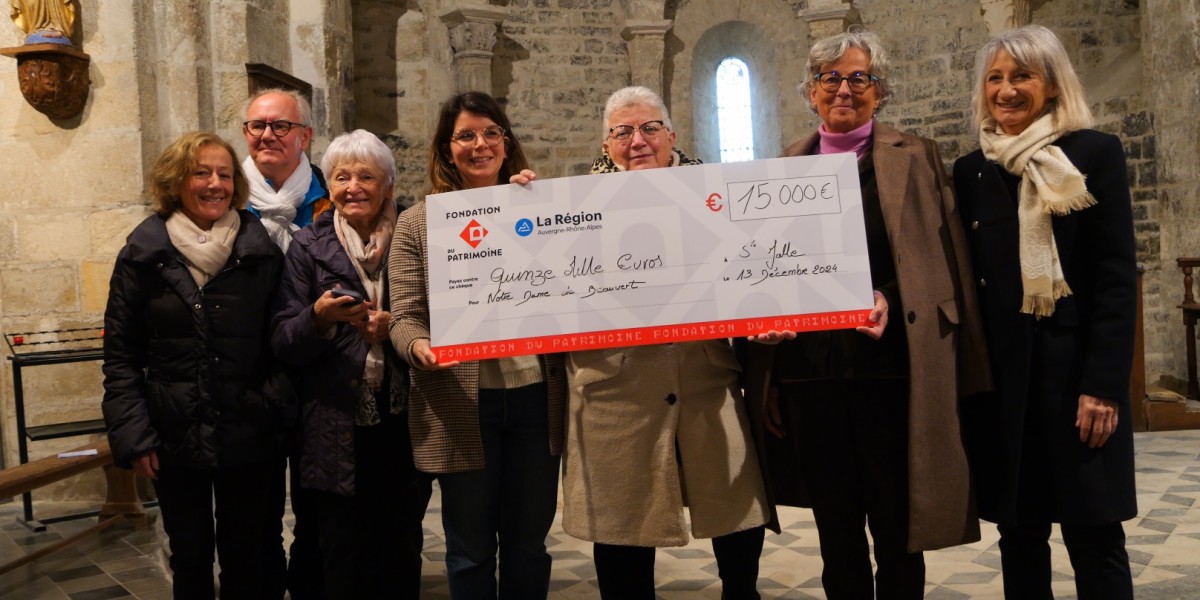 Remise du prix de la fondation du patrimoine